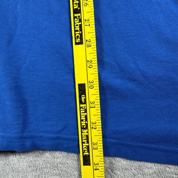 Chaps 4XB Big & Tall Polo Shirt Men’s Blue Cotton Classic Fit - Picture 9 of 10